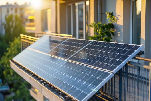 Balkon-Solaranlage