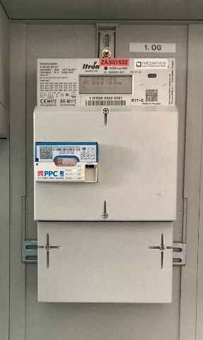 Zu sehen ist ein SmartMeter.